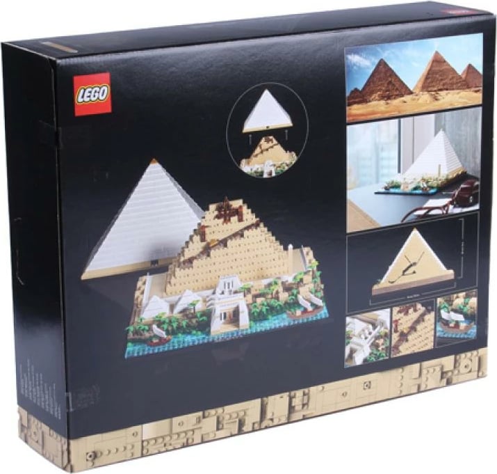 Set ndërtimi LEGO Architecture 21058 Great Pyramid of Giza 18+ set