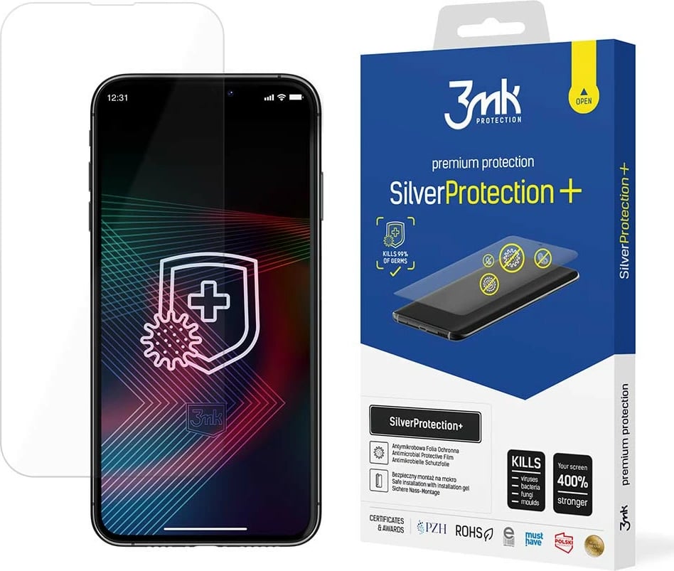 Film mbrojtës ekranit 3mk Silver Protection+ për iPhone 14 Pro Max / 14 Plus, Transparent