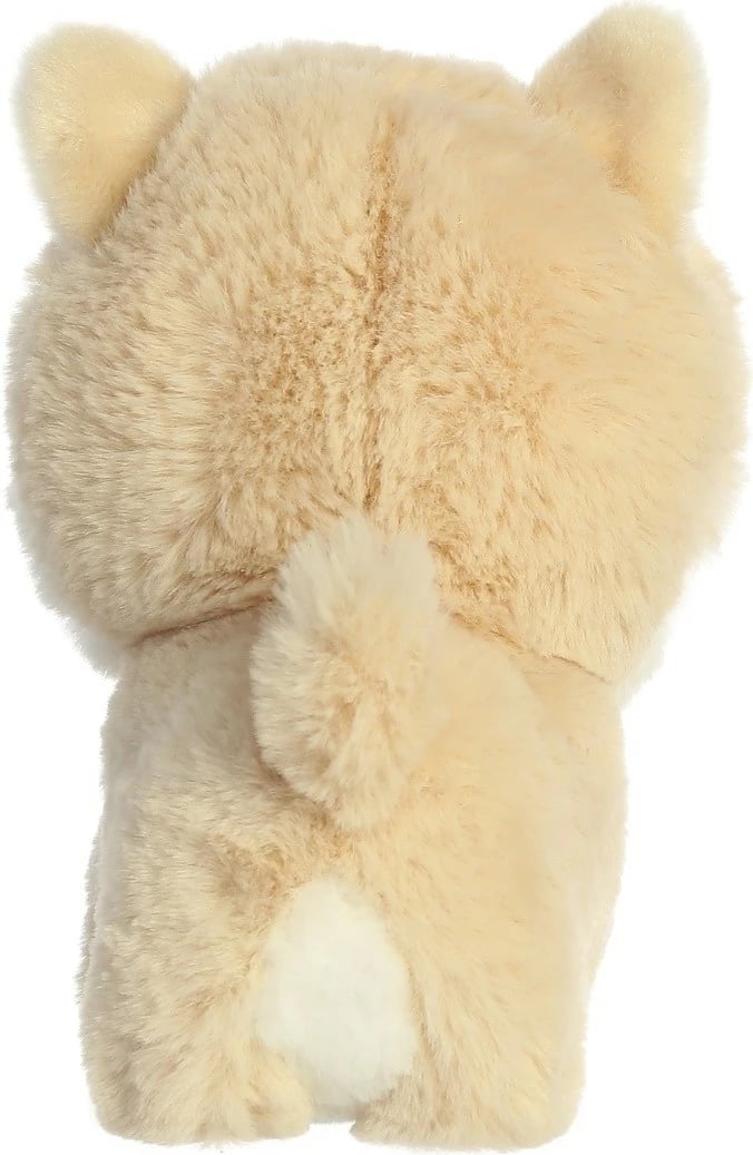 Lodër pelushi Daffi Teddy Pets Pomeranian, 19 cm, bezhë e bardhë