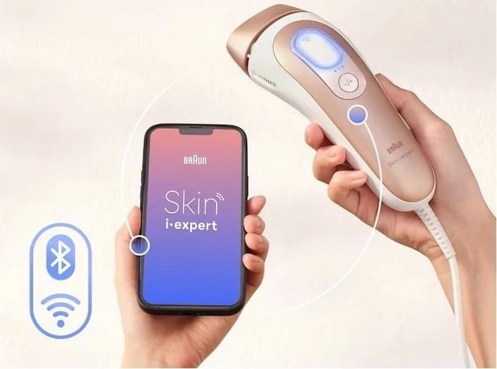 IPL Braun Skin i-Expert Smart PL7147, 10 nivele intensiteti, rozë IPL Braun Skin i-Expert Smart PL7147, 10 nivele intensiteti, rozë