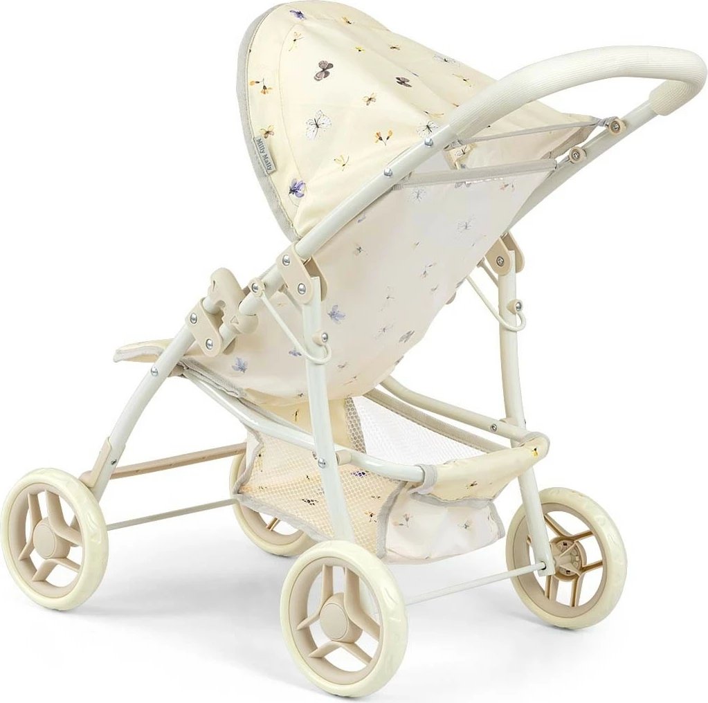 Karrocë lodër për kukulla Milly Mally Natalie Nature, krem, 53.5 cm