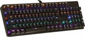 Tastierë mekanike gaming ART AK-51, me ndriçim, USB, e zezë