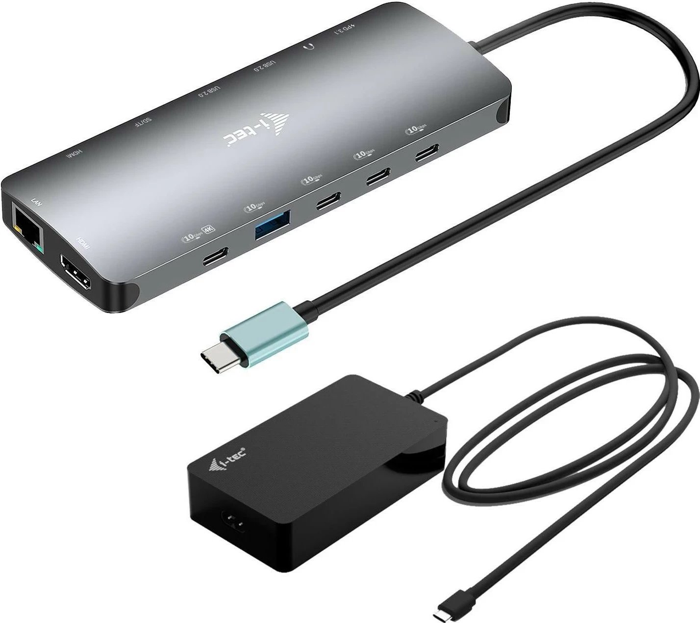Docking station i-tec USB-C Metal Nano, 3x Display, 2x HDMI, 1x USB-C, gri