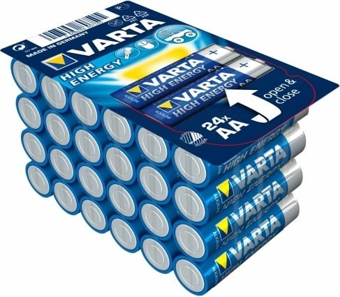 Bateri AA Varta High Energy, 24 copë, alkaline