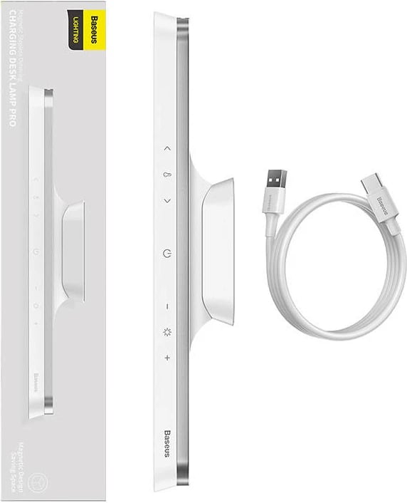 Llambë magnetike Baseus DGXC-02 me panel prekje, e bardhë