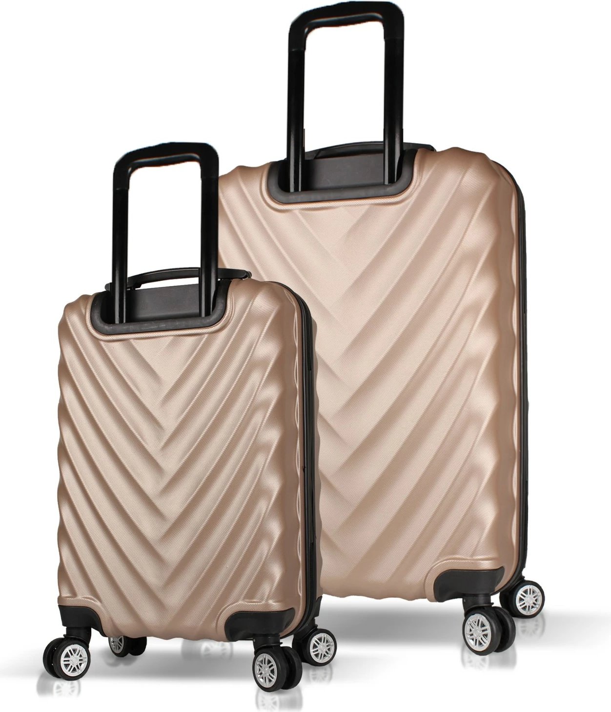 Set valixhesh (2 copë), ngjyrë ari, Zoozie Bags, 6678