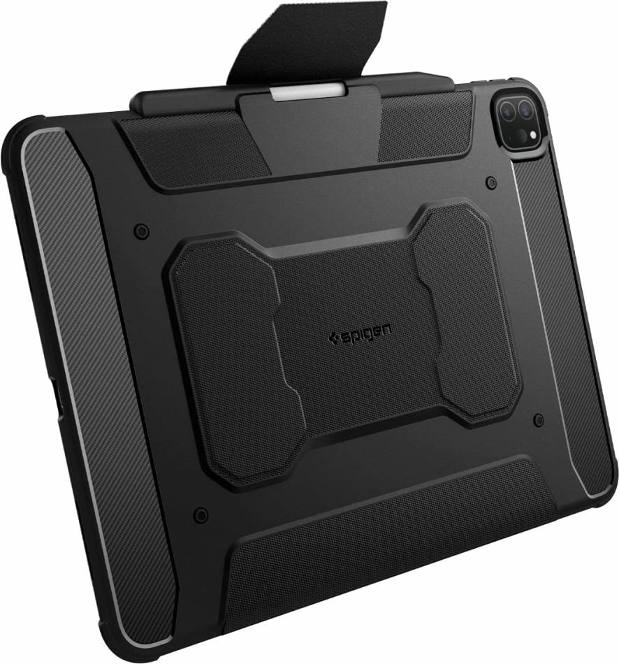 Mbështjellës Spigen Rugged Armor Pro për iPad Pro 13" 2024, i zi