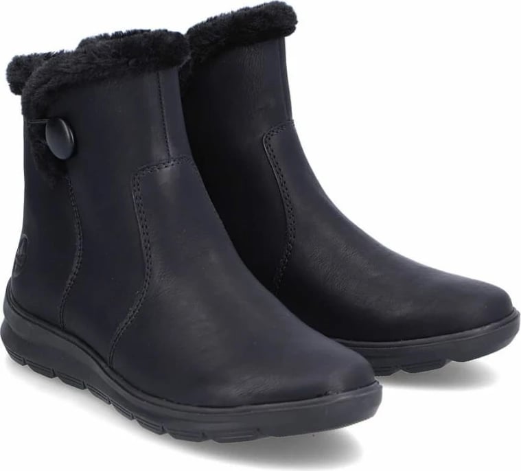 Çizme Rieker për femra, të zeza