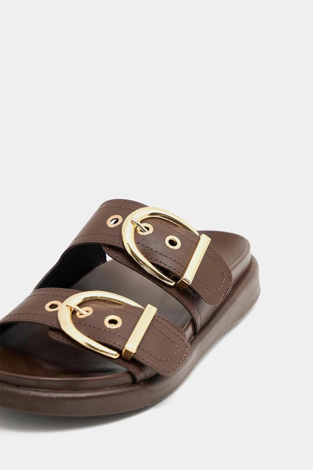 Pantofla për gra, ngjyrë kafe, Jumeon MK1340125YR20-002