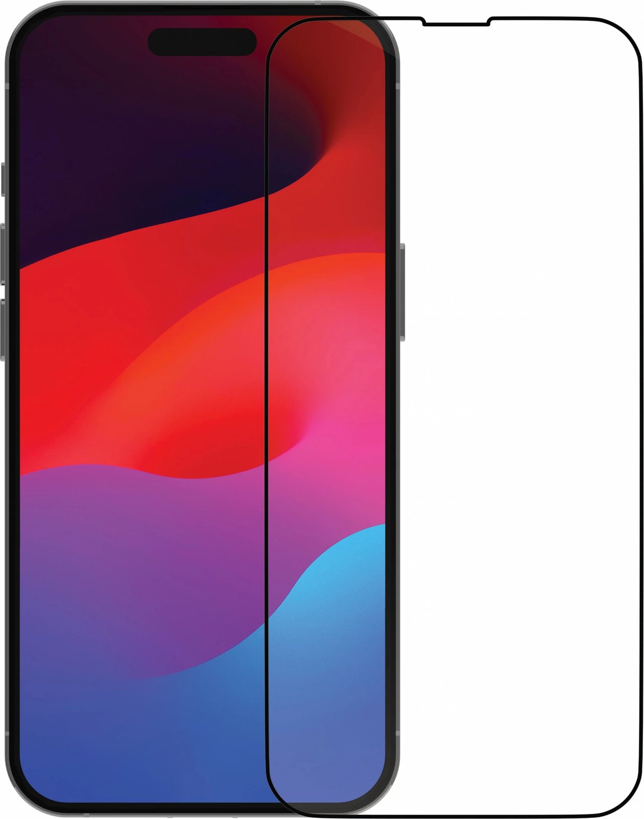 Mbrojtës ekrani dbramante1928 ECO-SHIELD BLACK EDGE për celular, skaj i zi