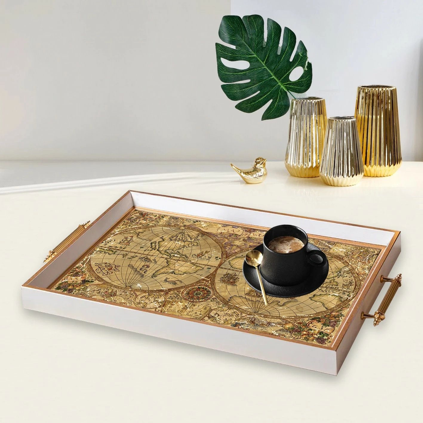 Tabaka prej qelqi Aberto Design, TPB9867, shumëngjyrëshe