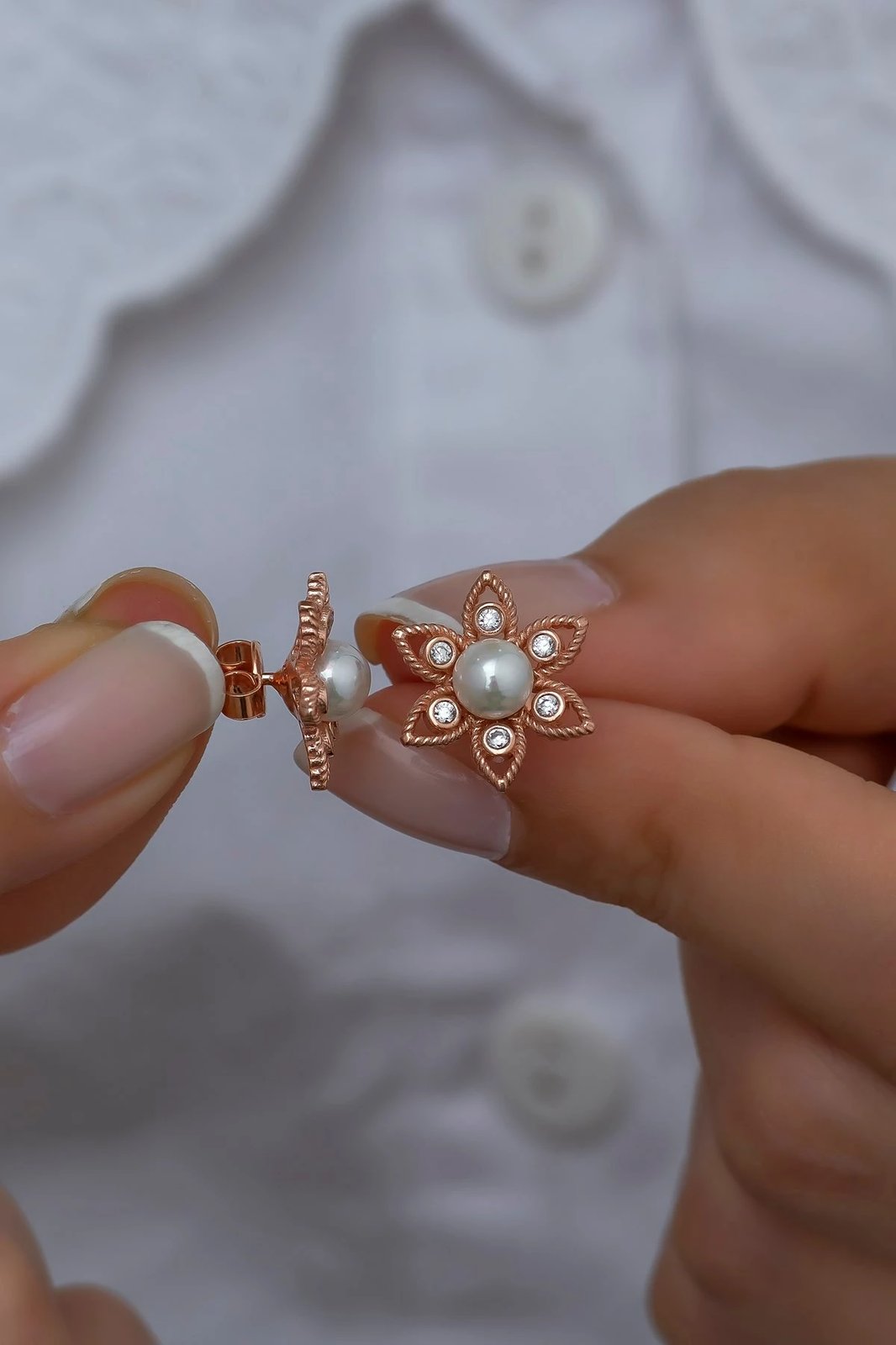 Vathë argjendi, ngjyrë ari rozë, Jumeon, NRZ99393