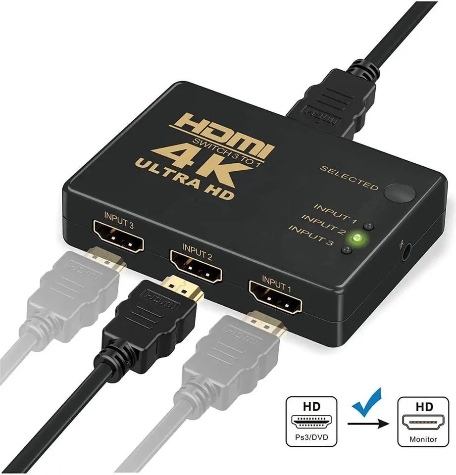 Nderrues HDMI TECH TIME 3ne1 HD-3