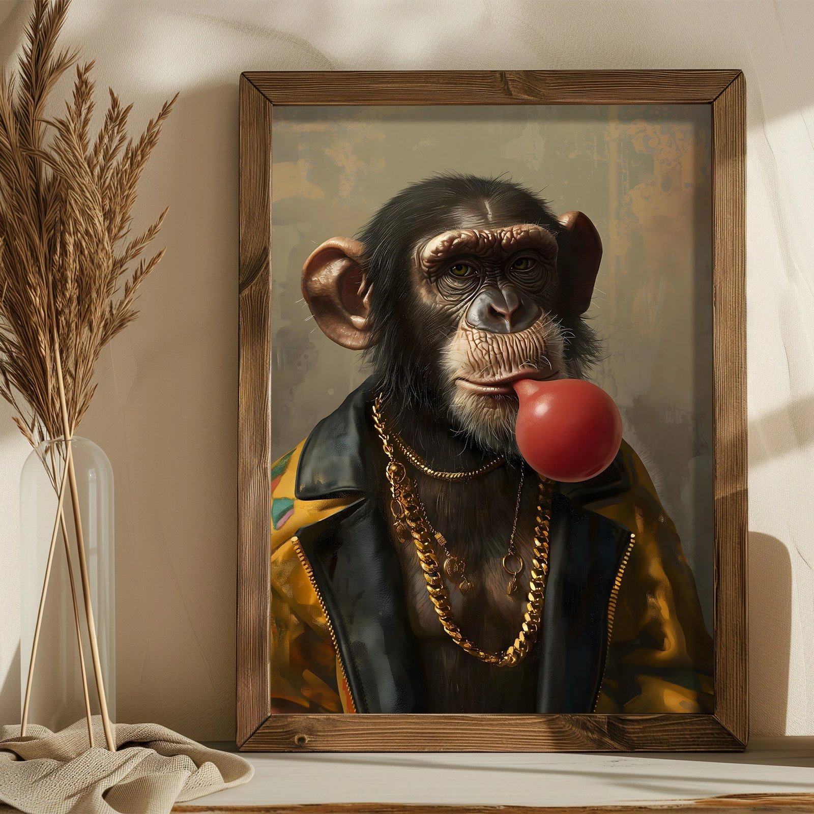 Pikturë dekorative me kornizë MDF, shumëngjyrëshe, Wallity, AI157, 35x47x3.5 cm