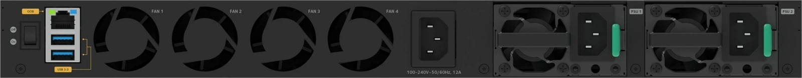 Switch NETGEAR M4350-44M4X4V, Managed, L3, 2.5G Ethernet, PoE, Rack mounting