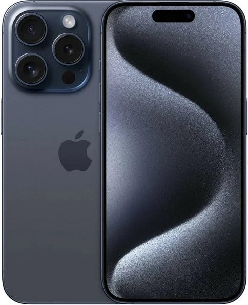 Celular Apple iPhone 15 Pro, 6.1", 128GB, blue titanium