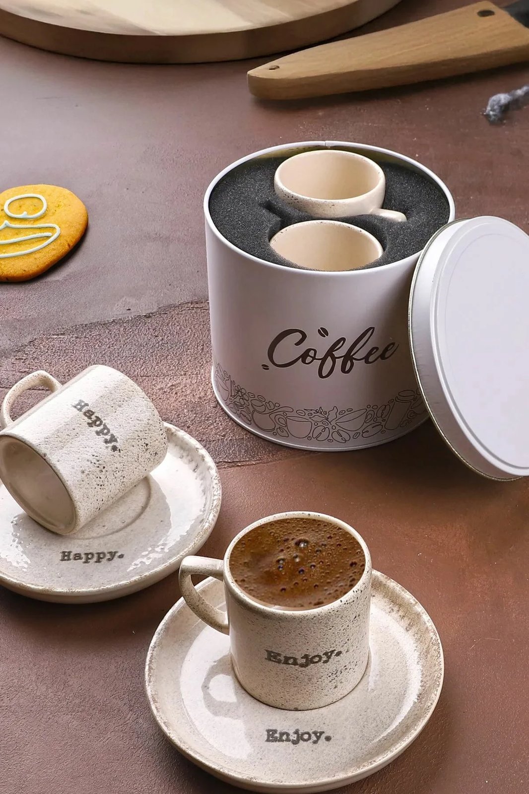 Set filxhanësh për kafe (3 copë), Hermia Concept, Bade-Enjoyhappyfıncan