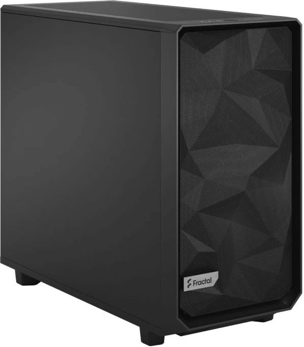Kasë Fractal Design Meshify 2 Solid FD-C-MES2A-01, Tower, ATX/E-ATX/mATX/mini-ITX, USB-C, e zezë