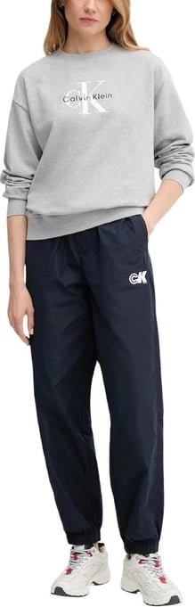 Pantallona Calvin Klein Jeans femra, të kaltërta