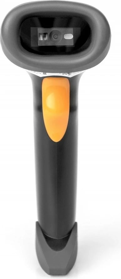 Skaner barkodësh Digitus DA-81002, me kabllo USB-RJ45, 1D/2D, QR Code, i zi, me mbajtëse