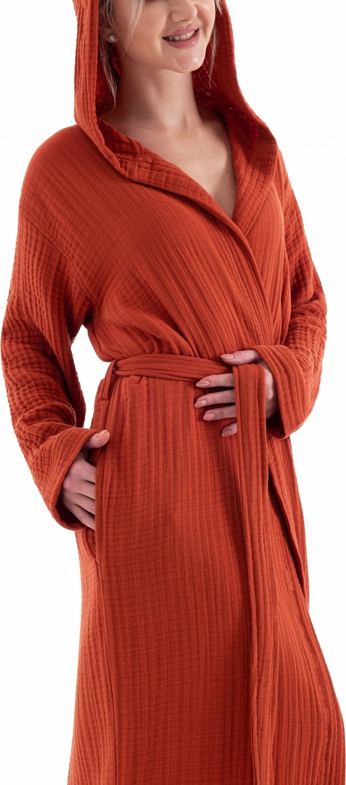 Rrobdeshamber unisex Mijölnir, muslin, ngjyrë e kuqe tjegulle