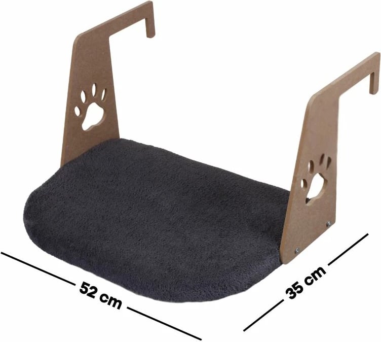 Shtrat për mace, Paws & Whiskers, Riana, antracit