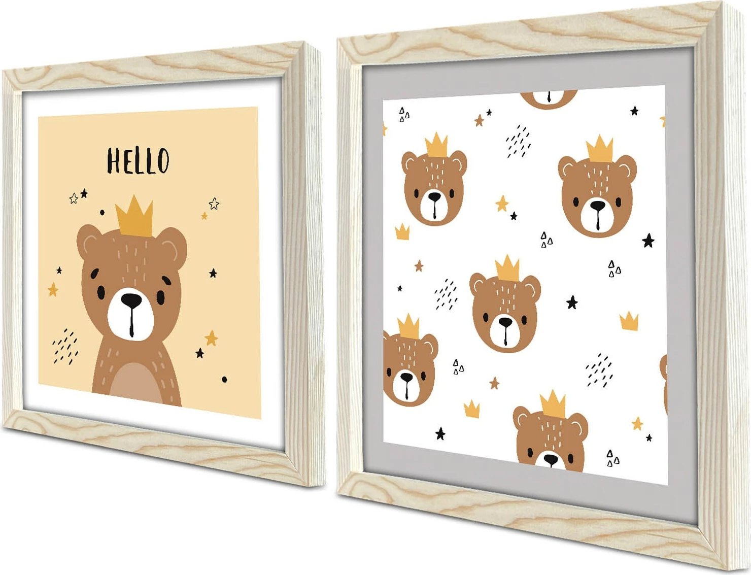 Pikturë dekorative me kornizë MDF (2 copë), Wallity, 2P3333KCT-013