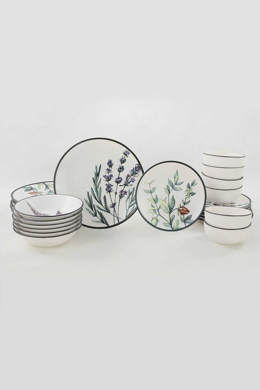 Set enësh darke prej qeramike, 24 copë, Hermia Concept, TY140524F022A29DM00MAET600