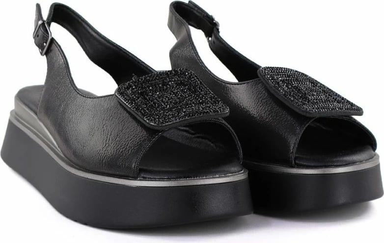 Sandale platformë Potocki SZ12590, të zeza