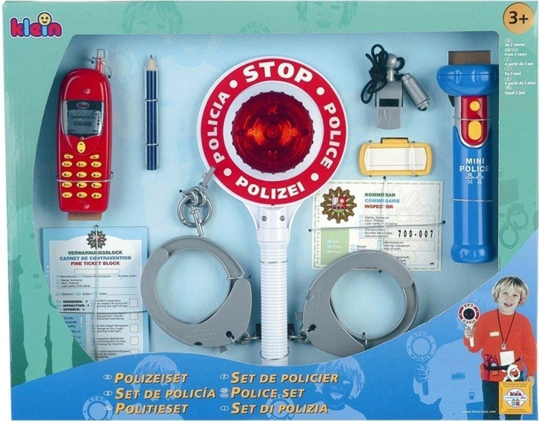 Set policie për fëmijë Klein 8850, 10 pjesë, shumëngjyrësh