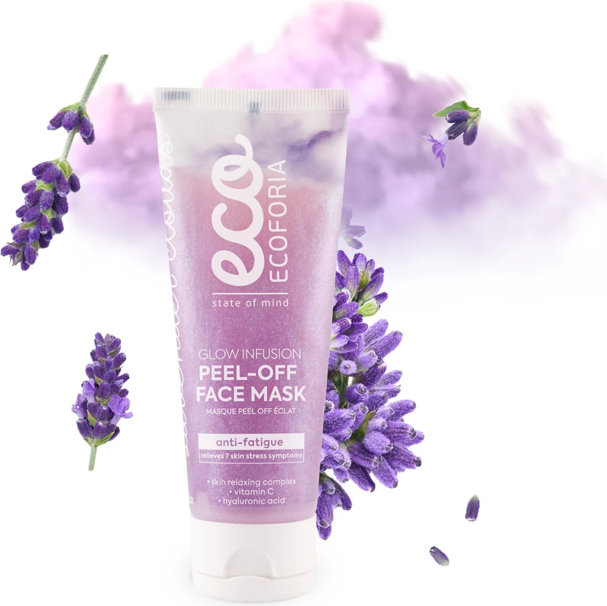 Maskë fytyre peel-off unisex ECOFORIA Glow Infusion 75ml