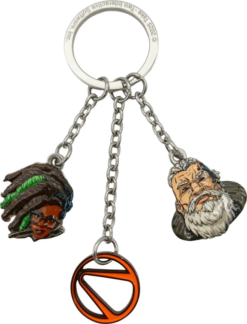Çelës mbajtës Cenega Publishing Good Loot Borderlands 4, me figura karakteresh, shumëngjyrësh