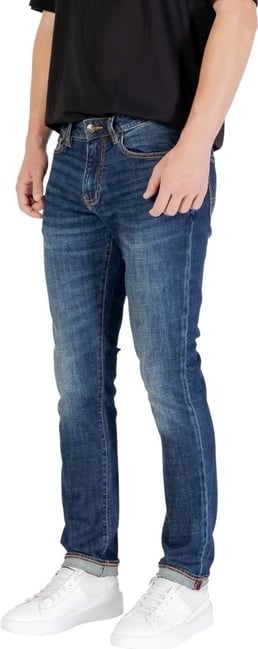Pantallona xhins për meshkuj Armani Exchange, blu