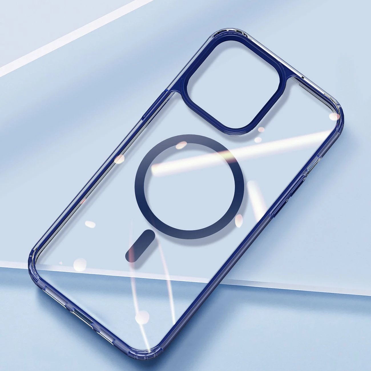Mbështjellës Dux Ducis Clin2 për iPhone 14 Pro, MagSafe, kaltër