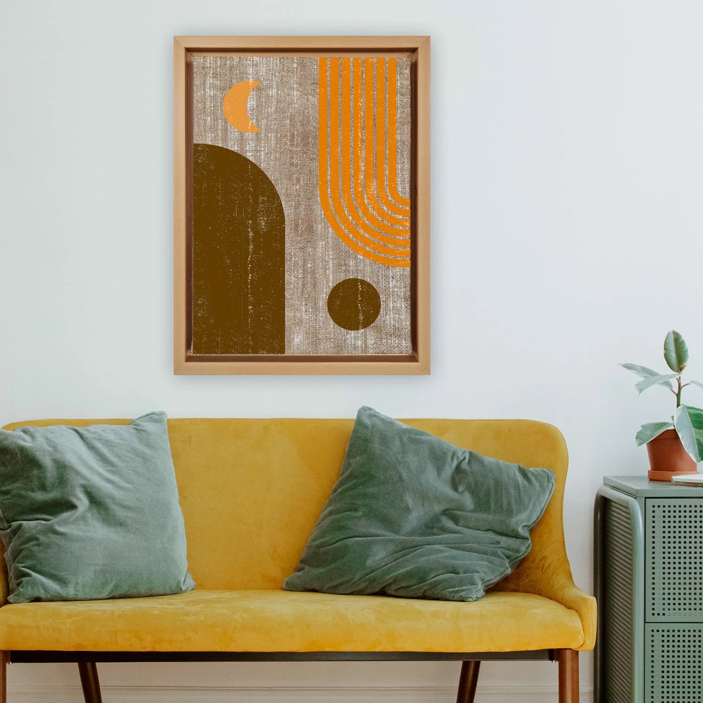 Pikturë dekorative në kanavacë, shumëngjyrëshe, Wallity, LNJ61802311120 - 96136, 96x136cm