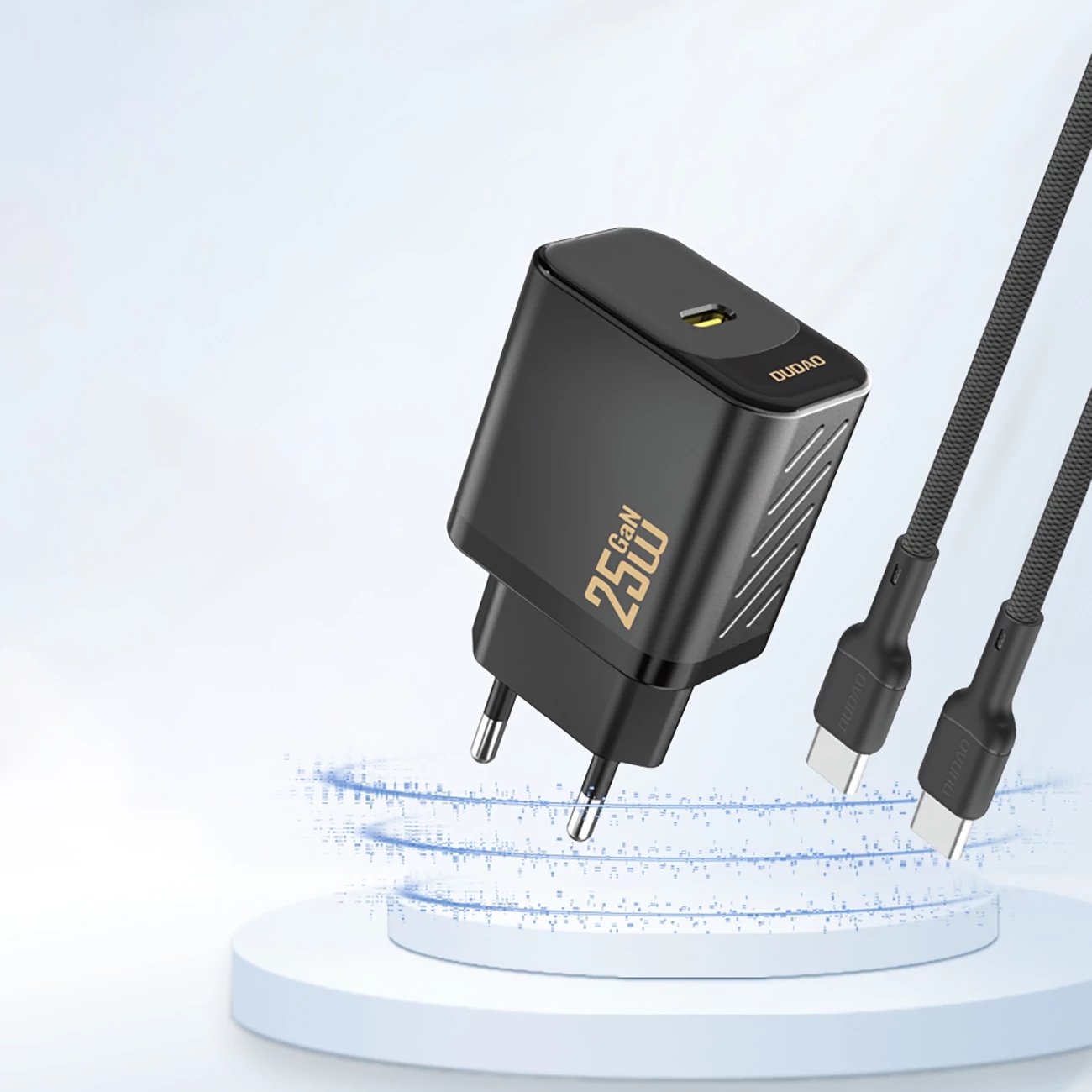 Karikues muri Dudao A27, 25W GaN, USB-C, i zi