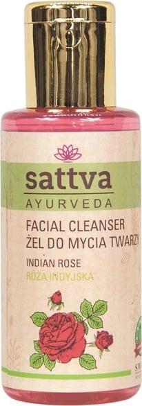 Xhel pastrues për fytyrë Sattva Indian Rose për femra, 100ml