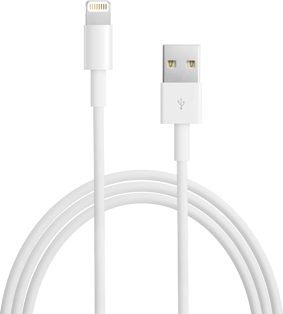 Kabllo karikuese Apple lightning/ USB, 0,5m, e bardhë