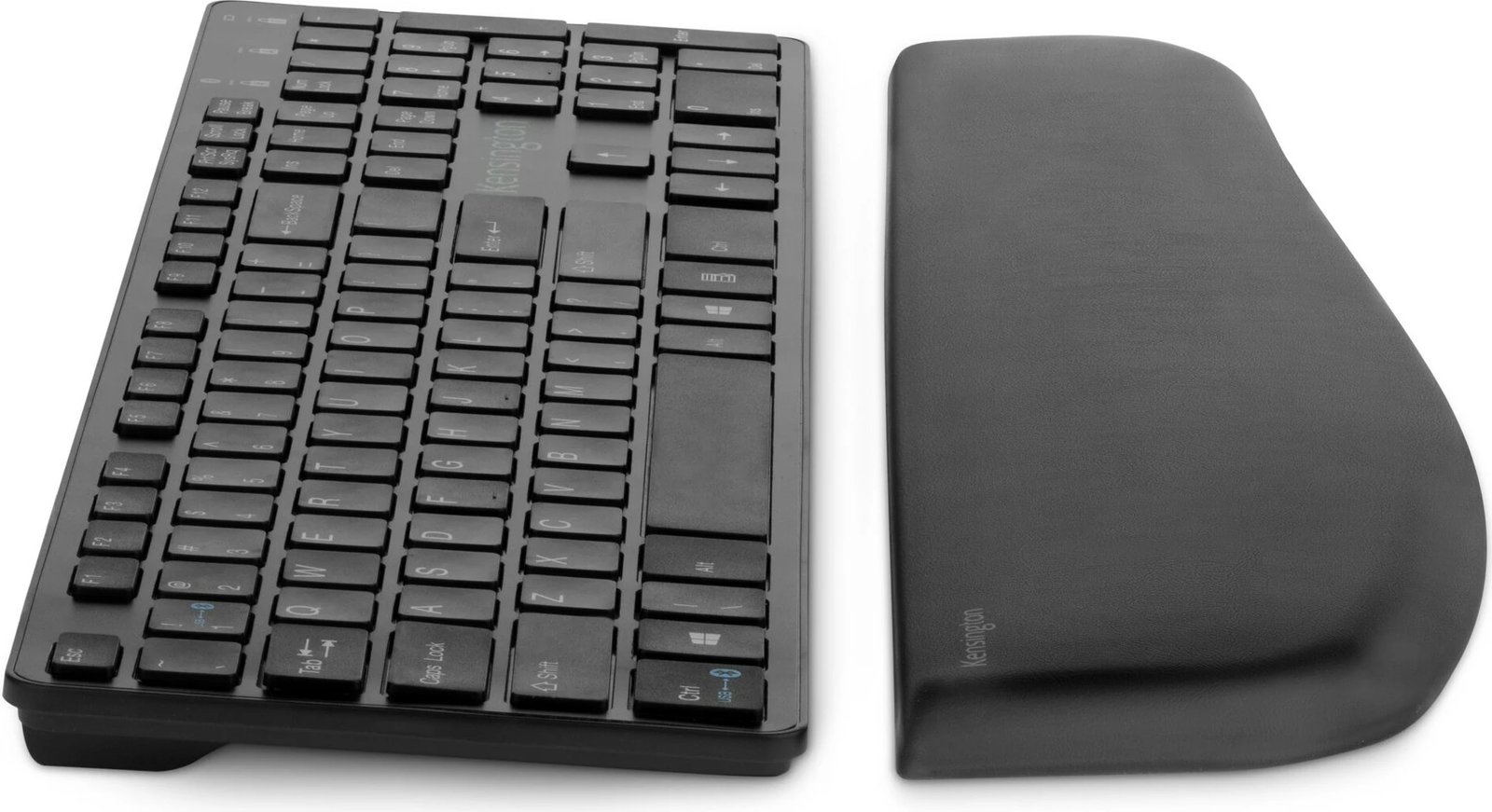 Mbështetëse kyçi Kensington ErgoSoft për tastierë slim, xhel, e zezë