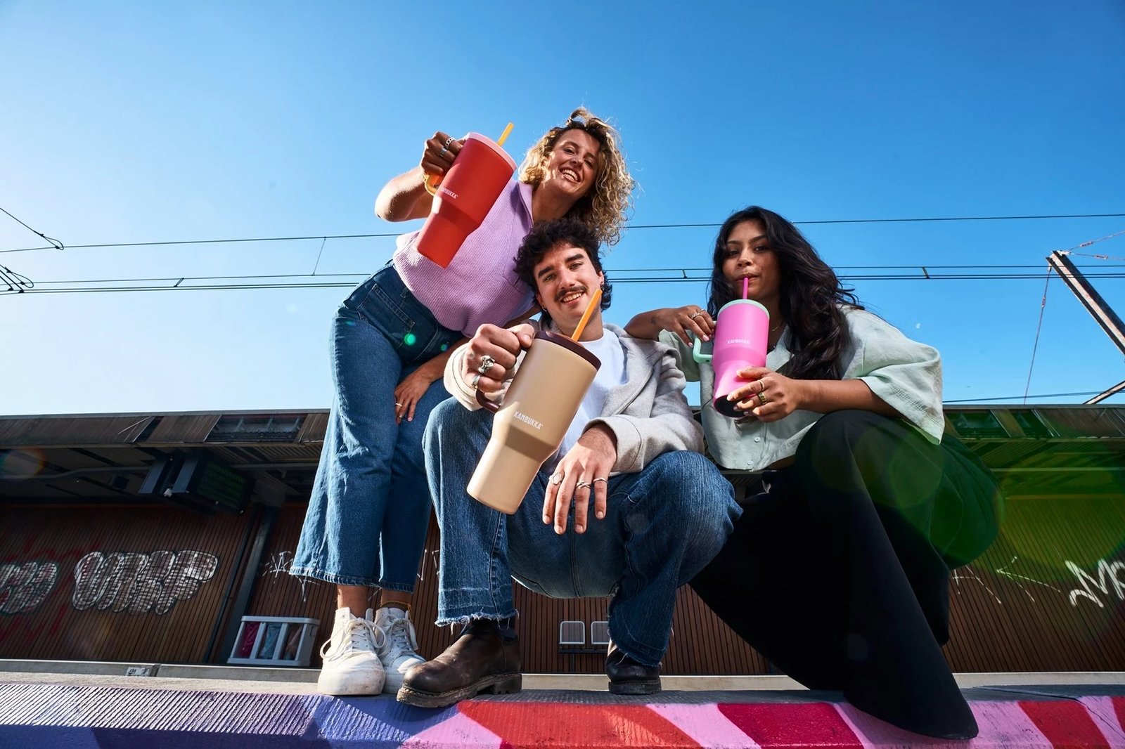 Termus Kambukka Rio Tumbler 950ml, Bubblegum Mint Termus Kambukka Rio Tumbler 950ml, Bubblegum Mint