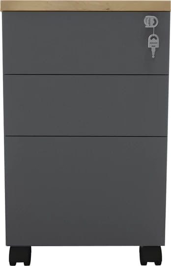 Sirtar profesional me 3 ndarje Lotus, ngjyrë natyrale-antracit, 40x44x61cm