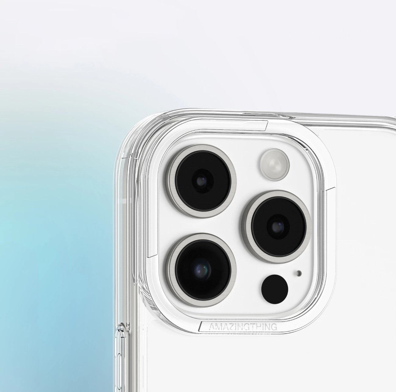 Mbështjellës AmazingThing Minimal për iPhone 16 Pro, silikon, transparent