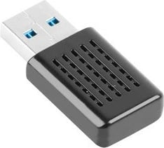 Kartelë rrjeti WiFi USB Lanberg NC-1200-WI, AC1200, 2 antena të brendshme, e zezë
