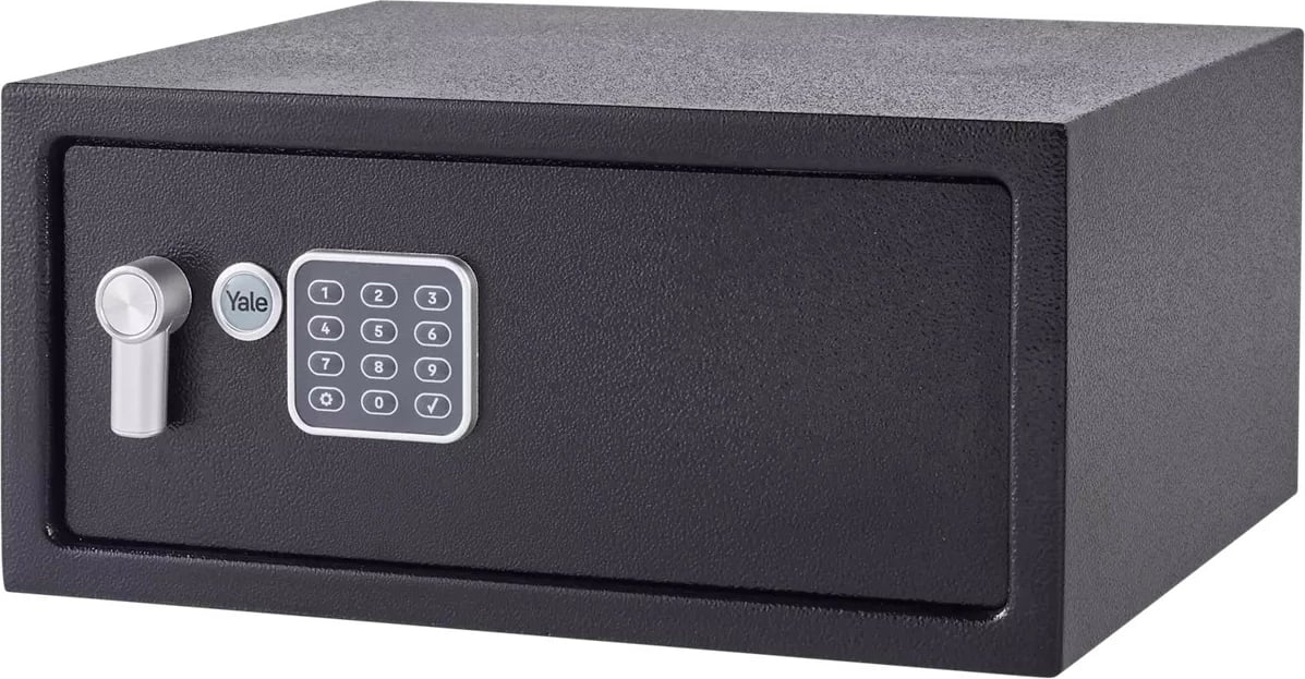 Kasafortë për laptop YALE HOME YLC/200/DB2, elektronike, me alarm, e zezë Kasafortë për laptop YALE HOME YLC/200/DB2, elektronike, me alarm, e zezë