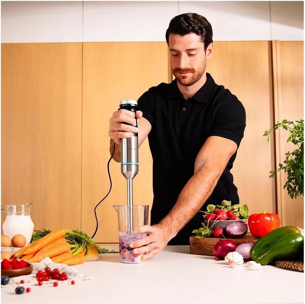 Blender dore Cecotec Power Pulsar Cream&Crush, 2300W, 9 shpejtësi, i zi