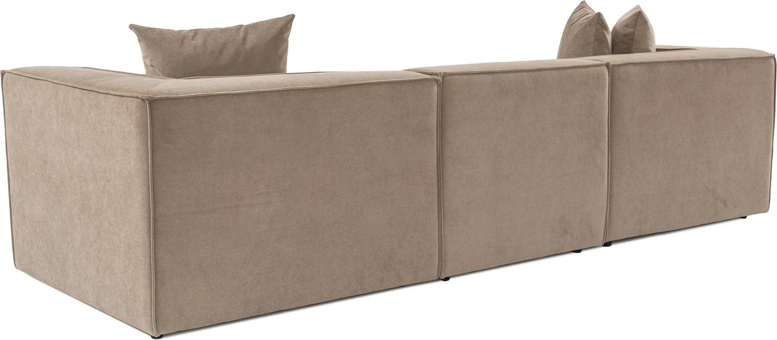 Divan treshe Atelier del Sofa, Sora 3, ngjyrë kapuçino