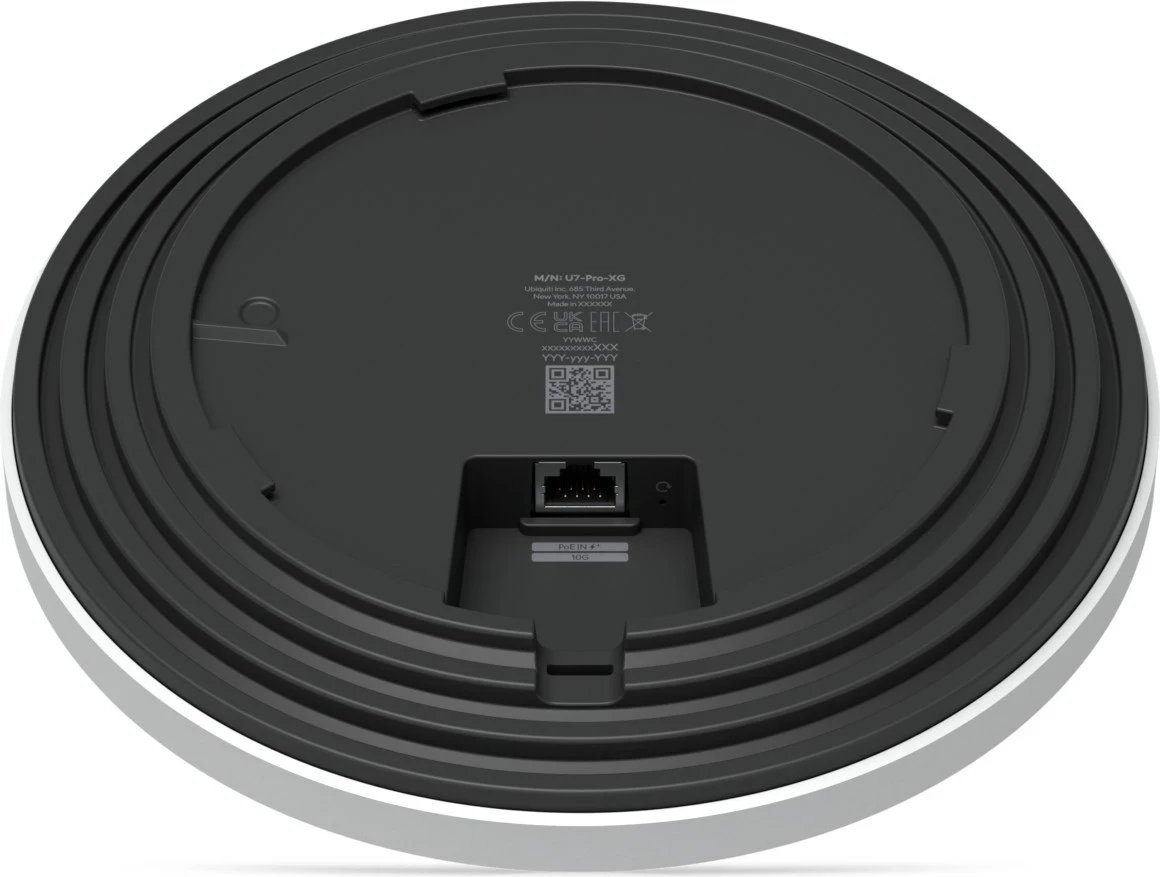 Access point Ubiquiti U7 Pro XG, 5800 Mbit/s, PoE+, Bardhë
