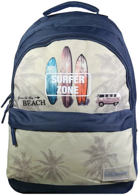 Çantë shpine GRIDE Bagtrotter Surfer Zone, H45x31x13cm, dy xhepa