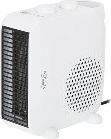 Ngrohës me ventilator, Adler AD 7725w, 2000 W, 2 nivele, termostat, i bardhë