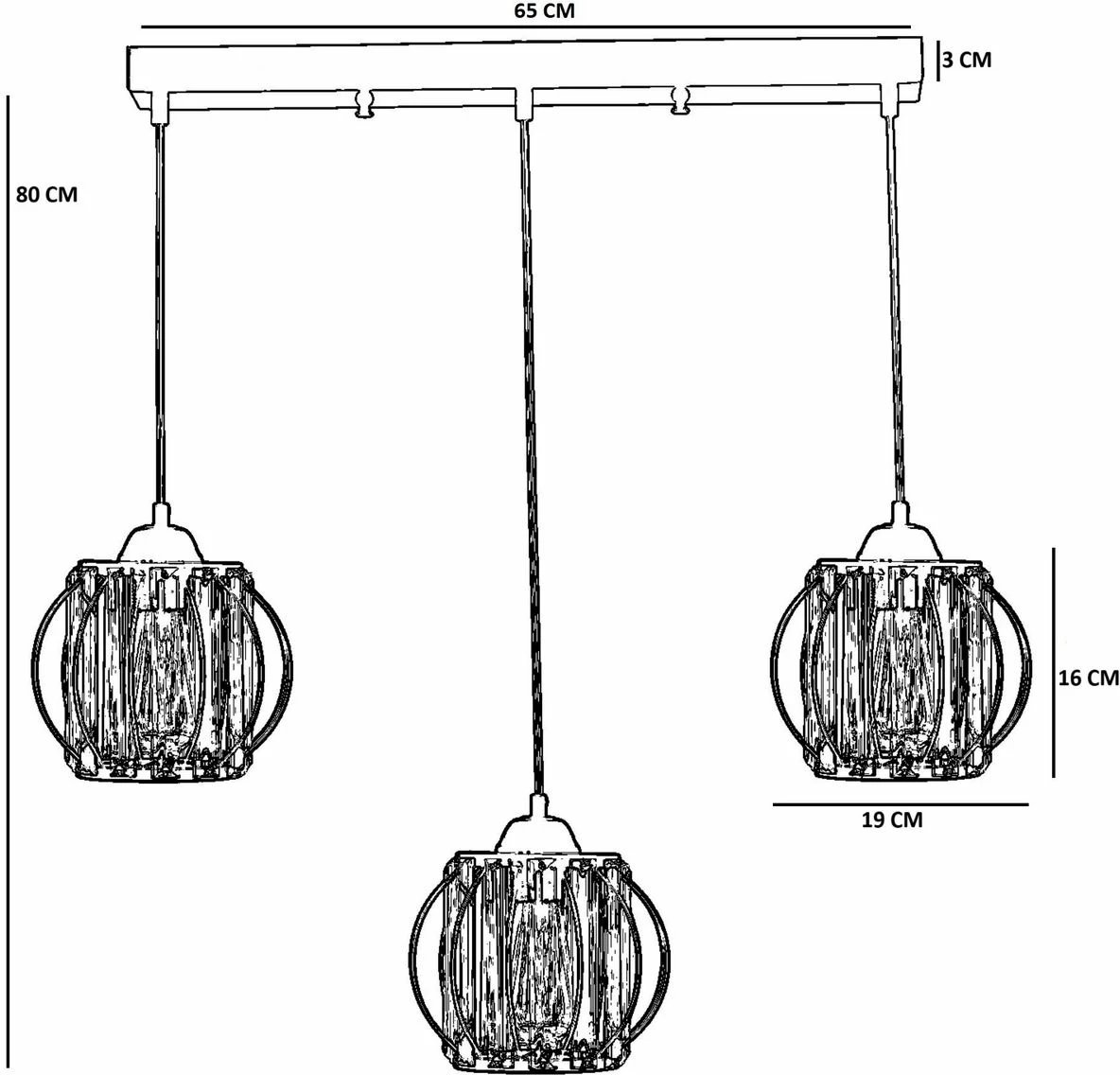 Llambadar Opviq, ngjyrë ari, 9043-5